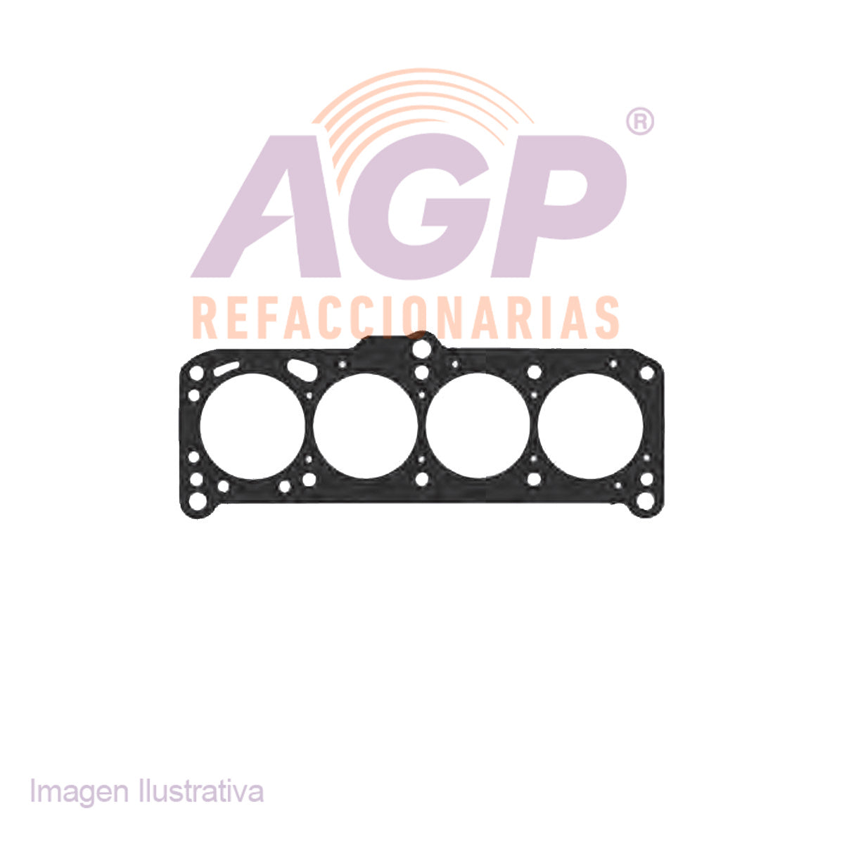 LAINA CABEZOTE VOLKSWAGEN 4 CIL. MOTOR 1600-1700, CARIBE, ATLANTIC, 1977-1984, E
