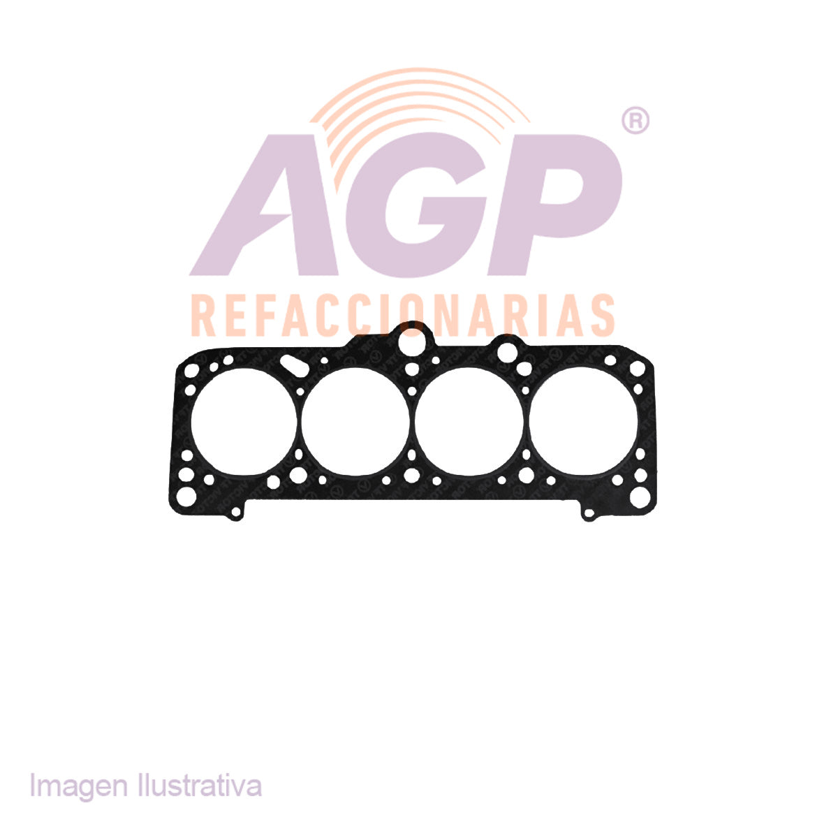 LAINA CABEZA MOTOR VOLKSWAGEN 4 CIL. MOTOR 1.8 LTS.. CARBURADO E INJECTION, COR (TFV-LCA20-93)