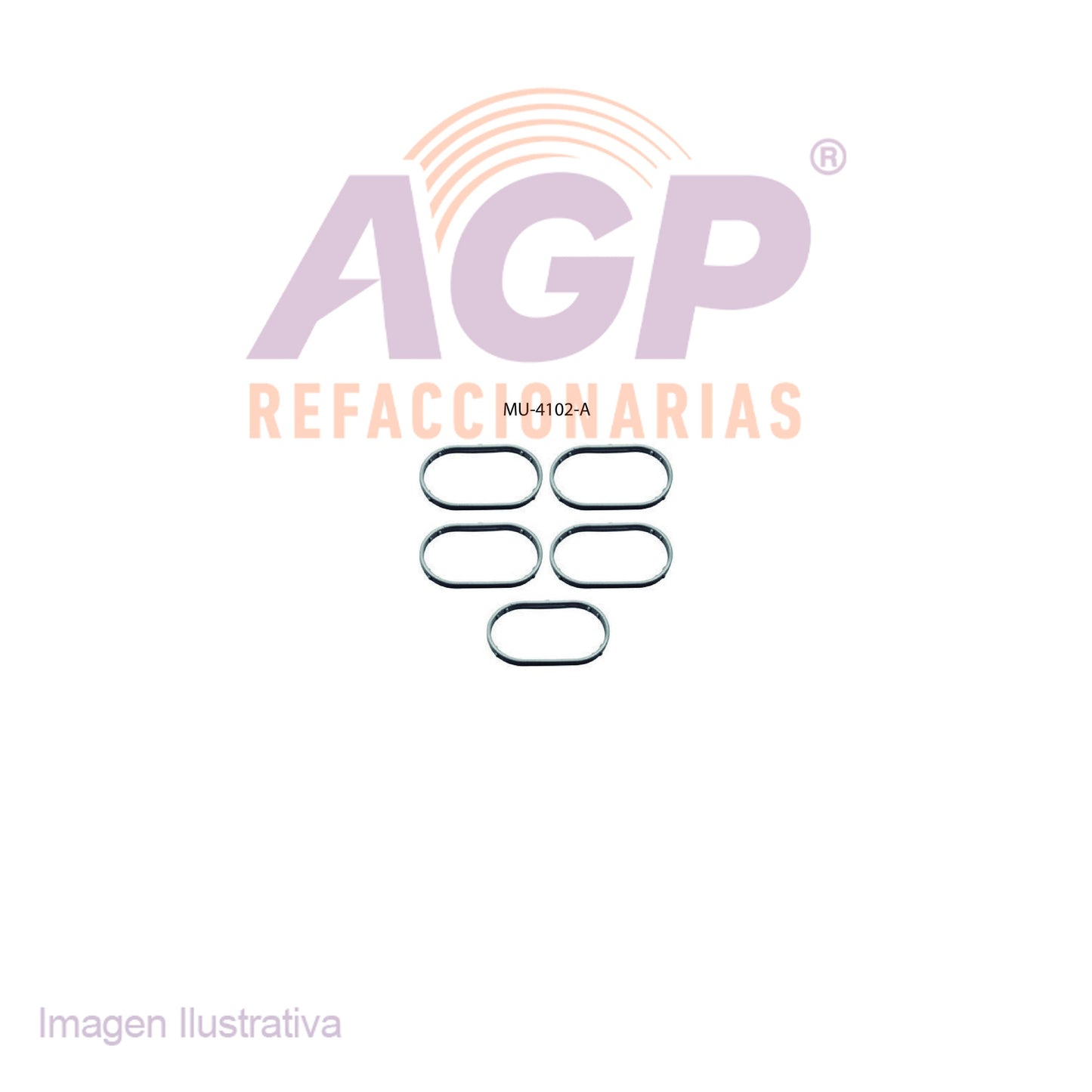 EMPAQUE DE MULTIPLE ADM. VW. L5 2.5L BEETLE 06-10 - GOLF 2010 - JETTA 05-10 - RABBIT 06-09 - BORA 06-10.