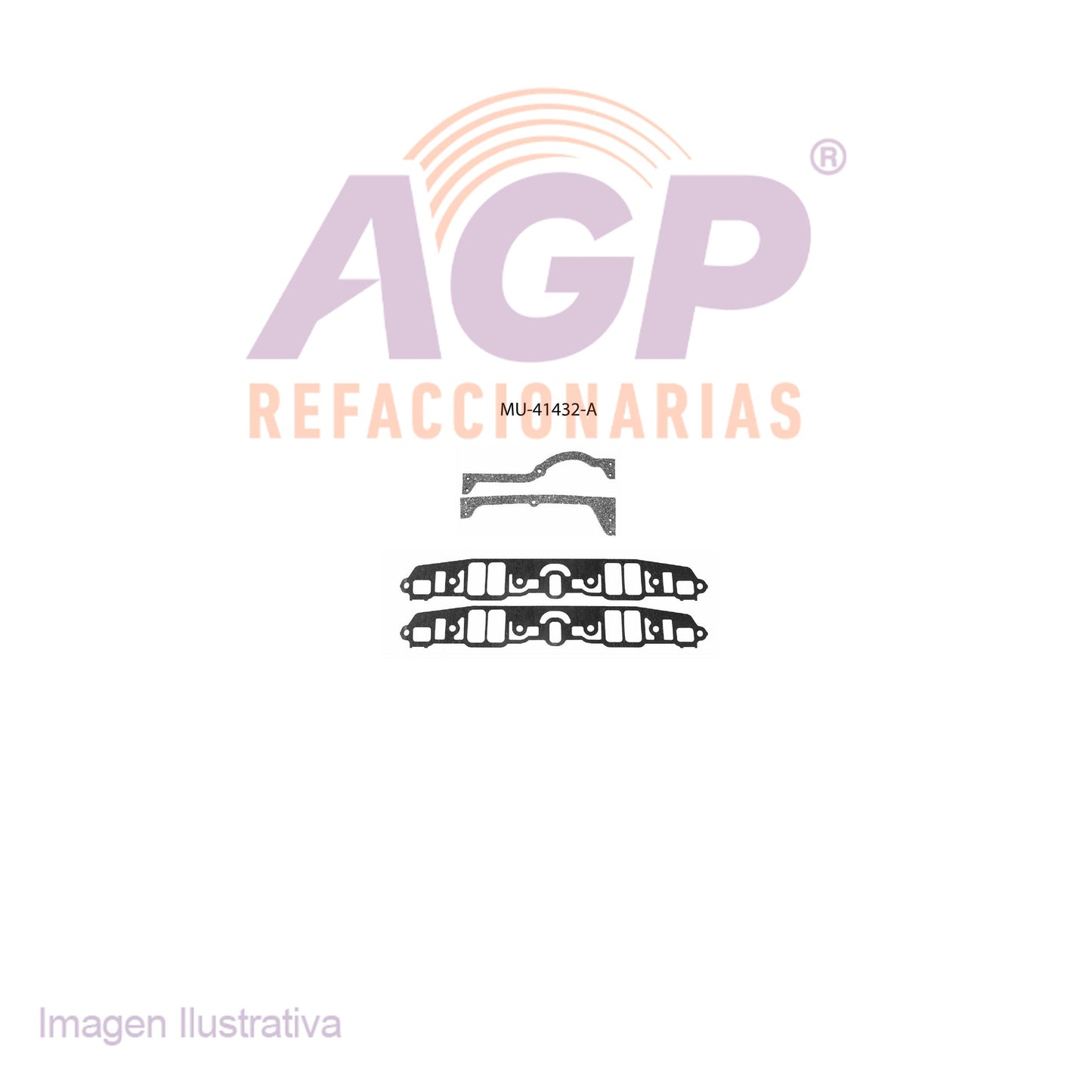 EMPAQUE DE MULTIPLE ADM. CHRYS. CORDOBA V8 5.2L 78-82 V8 5.9L 75-80 - IMPERIAL V8 5.2L 81-83 - LEBARON V8 5.2L 78-81 V8 5.9L 78-79 - NEW YORKER V8 5.2L 80-82 V8 5.9L 77-80 - TOWN COUNTRY V8 5.2