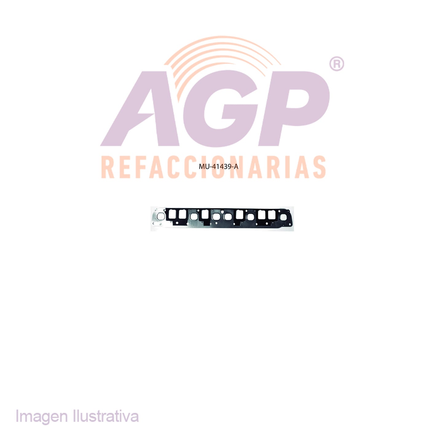 EMPAQUE DE MULTIPLE ADM. JEEP L6 4.0L CHEROKEE 99-01 - GRAND CHEROKEE 99-04 - TJ 99-06 - WRANGLER 99-06. ADMICION & ESCAPE PUERTOS CHICOS.