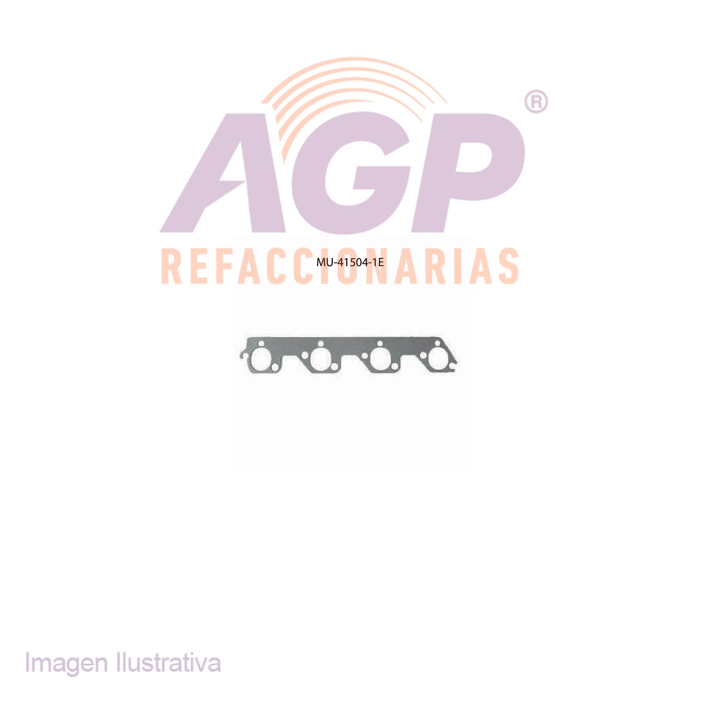 EMPAQUE DE MULTIPLE FORD RANGER L4 2.3 (83-97) 2.5 (98-01) - FAIRMONT (78-83) - COUGAR (81-86) - THUNDERBIRD (83-88) - AEROSTAR (86-87) - MUSTANG (79-93) - MAZDA B2300 (