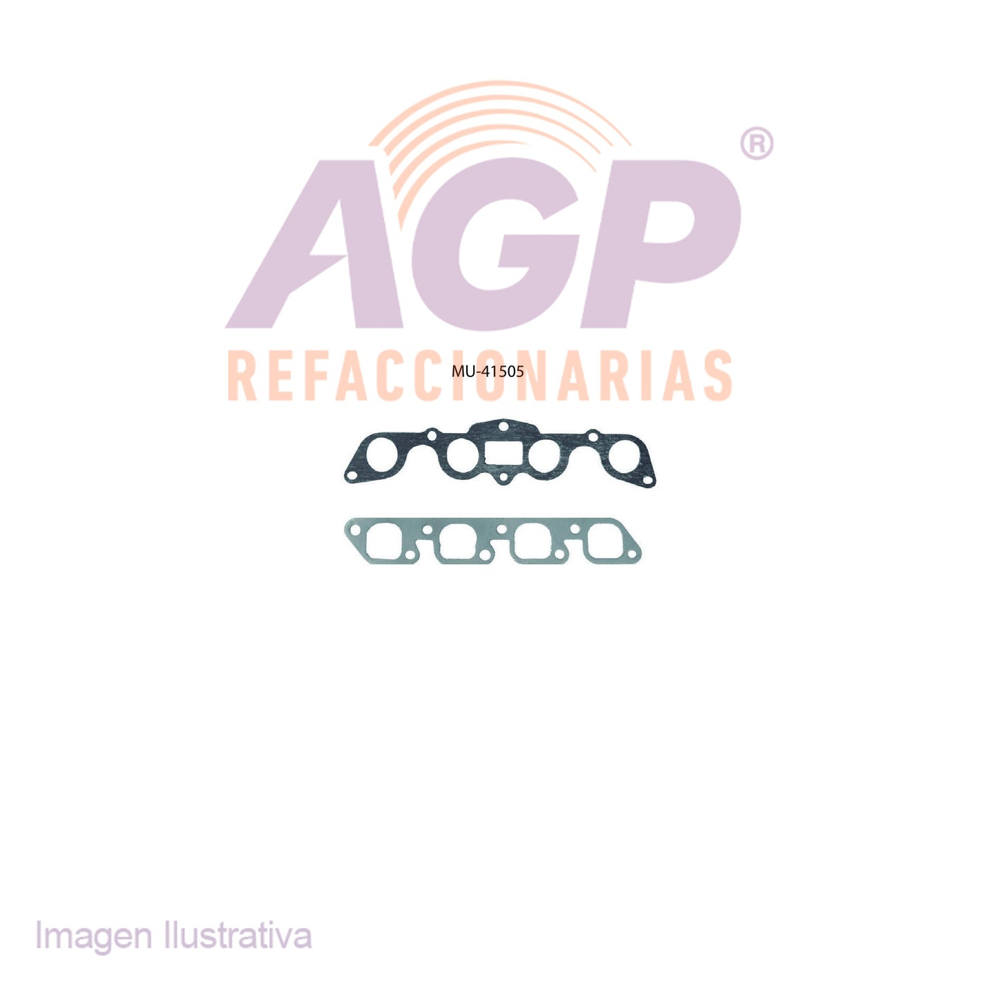 EMPAQUE DE MULTIPLE ADM. FORD ESCORT L4 1.6L 81-85 - EXP L4 1.6L 82-85 - LN7 L4 1.6L 82-83