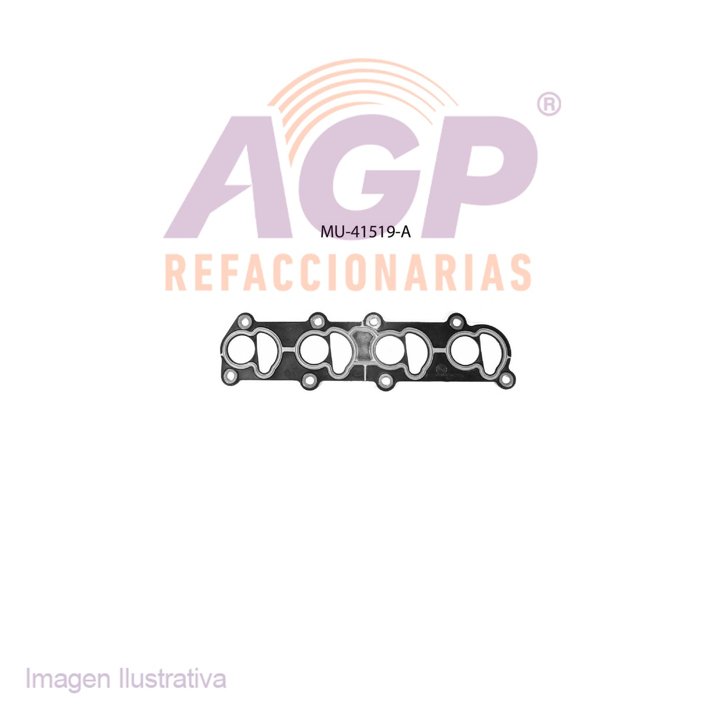 EMPAQUE DE MULTIPLE ADM. FORD L4 2.0L SOHC 8V ESCORT LX SPORT 97-02 - TRACER LS TRIO 97-99. MULT. ADMISION & PLENO