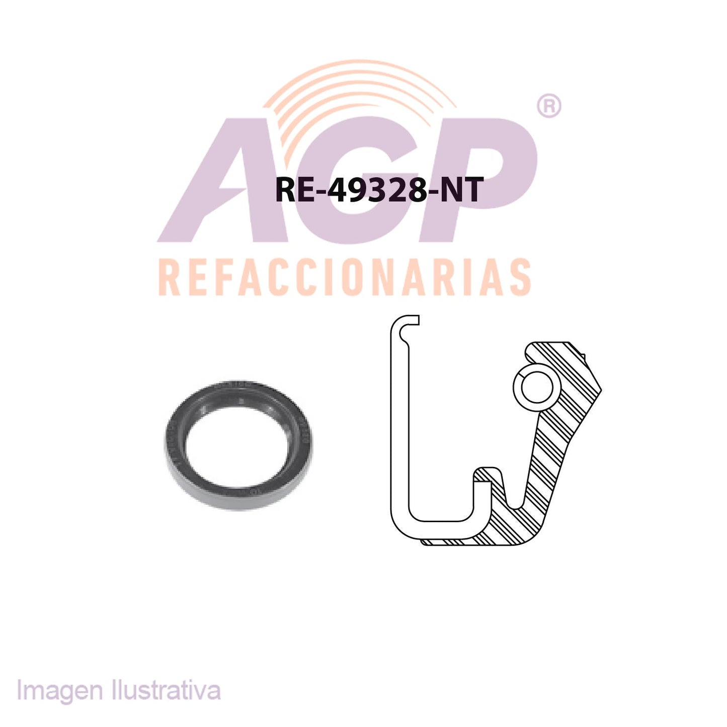 RETEN DE CIGUEAL GM V6 TODOS 63-86. TAPA DE DISTRIBUCION