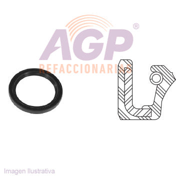 RETEN CIGUEÑAL RENAULT RETEN TRANSMISIÓN R8,R10,R12 TL, ROUTIER, (TFV-RE64625NT)