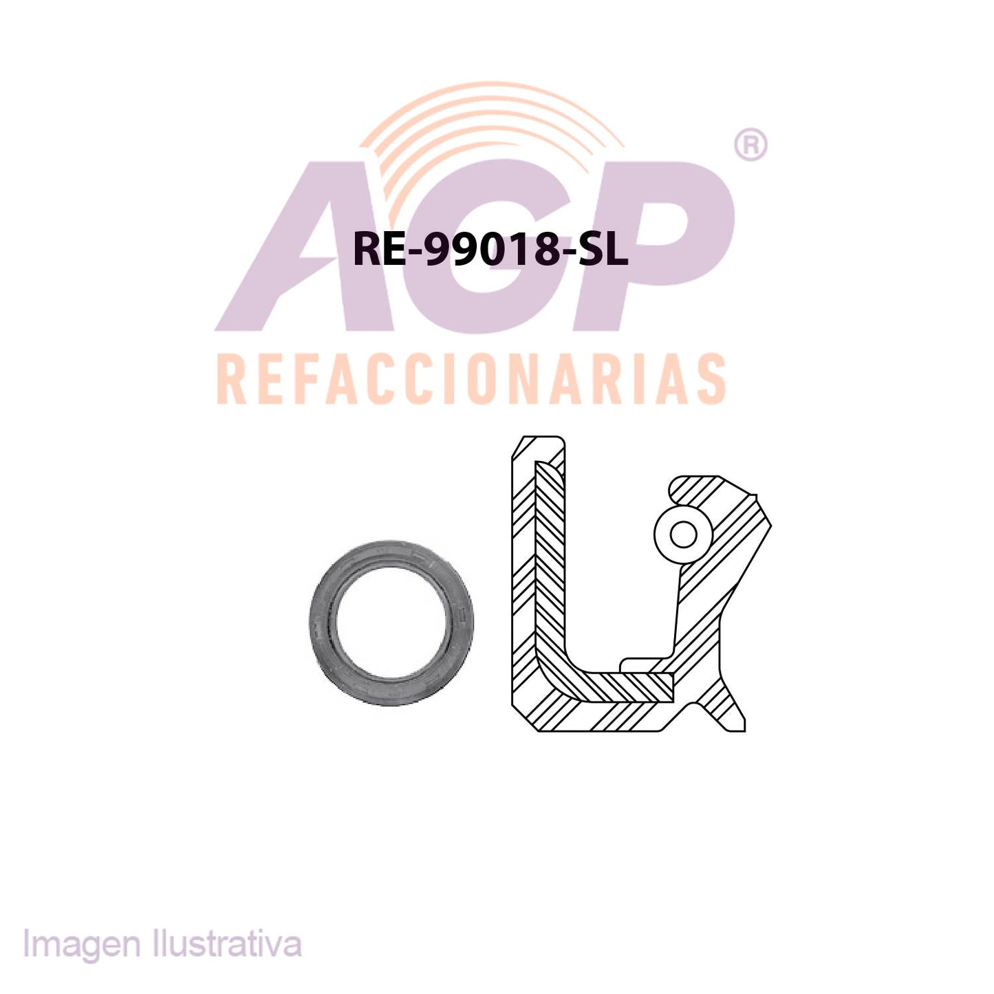 RETEN RUEDA FORD TOPAZ 4 CIL DEFLECTOR CAMPANA RUEDA DELANTERA (TFV-RE99018SL)