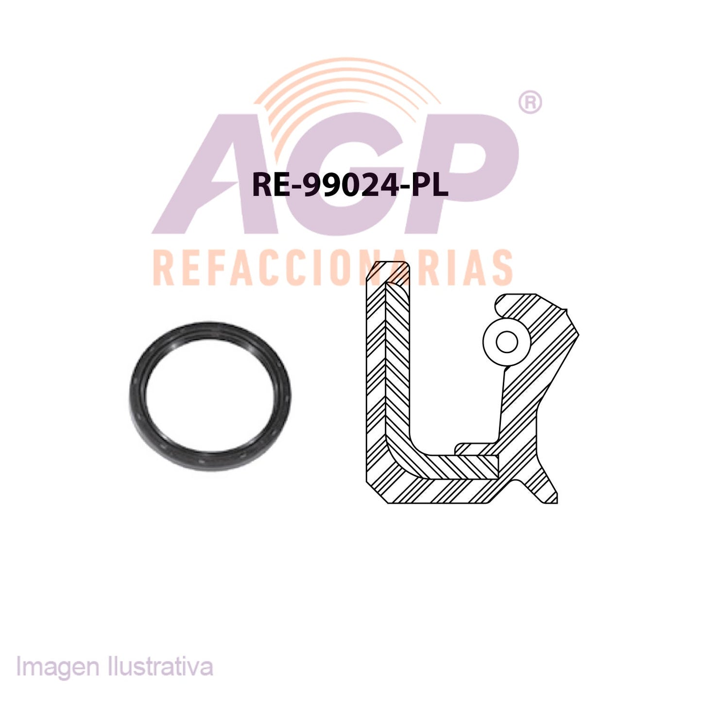 RETEN DE CIGUEAL TRAS. NISSAN SENTRA L4 2.0 91-01