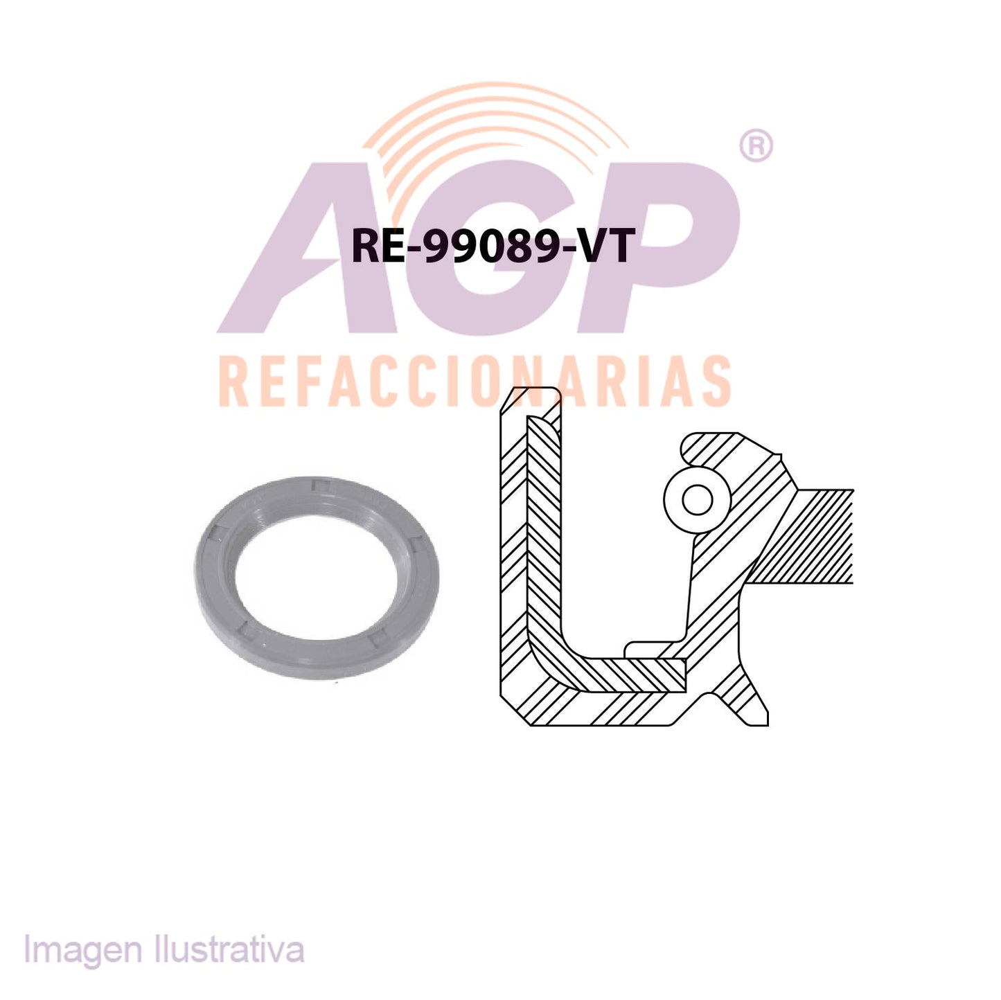 RETEN DE CIGUEAL TRAS. FORD V6 2.8 83-86 2.9 86-92 4.0 90-04 RANGER - EXPLORER - AEROSTAR 95-97