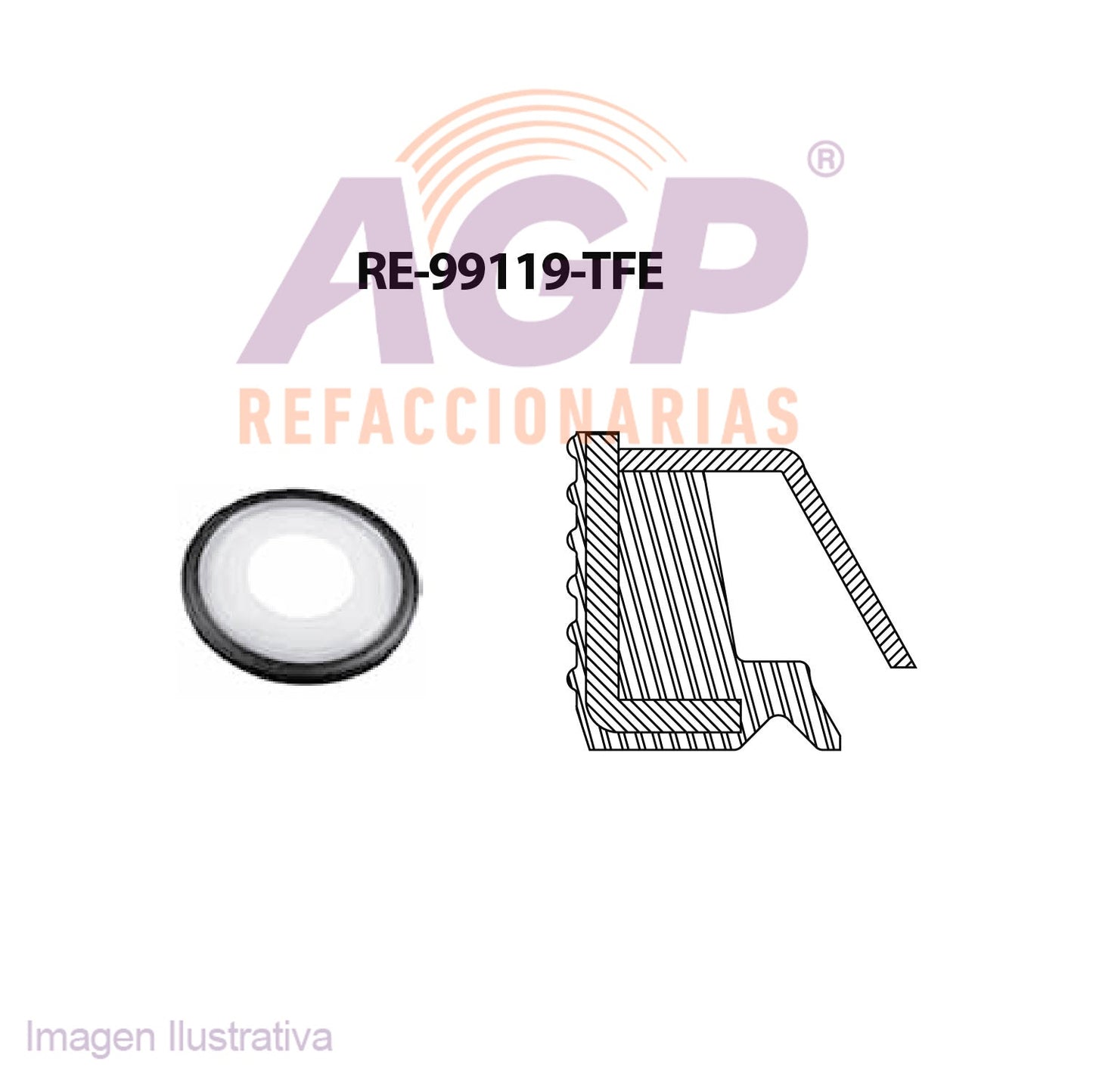 RETEN DE CIGUEAL TRAS. CHEV PIK-UP V8 4.8