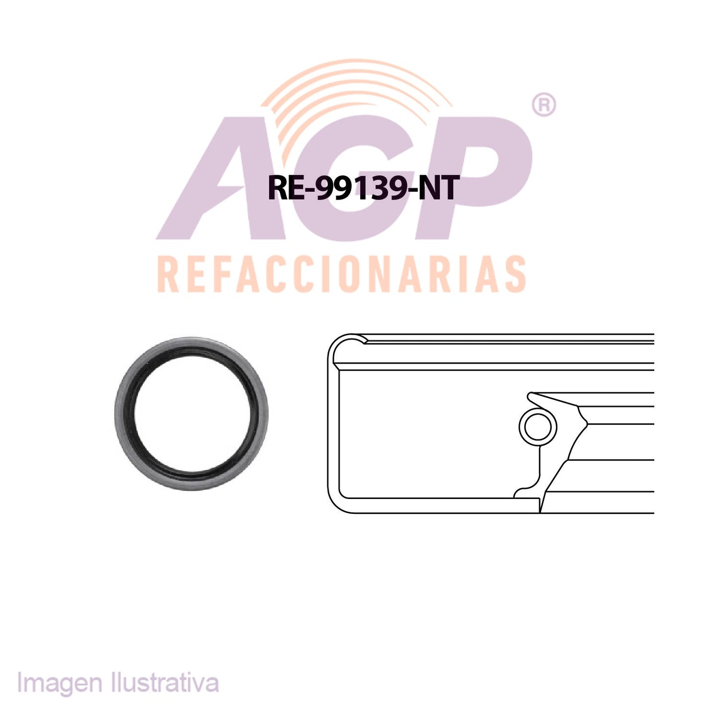RETEN RETEN SELLO PIÑON DIFERENCIAL: FORD: F SERIES, RETEN SELLO S (TFV-RE99139NT)