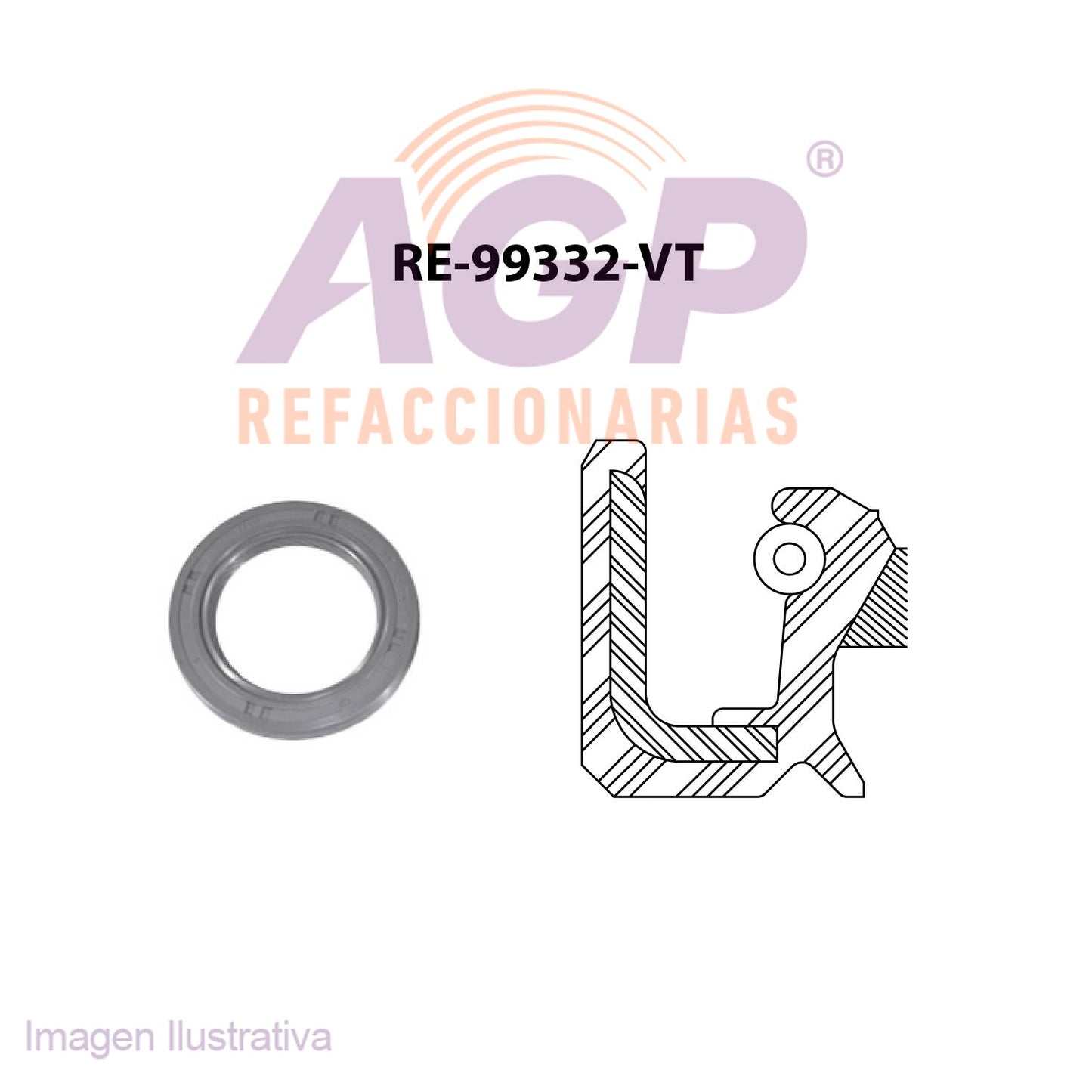 RETEN DE CIGUEAL DEL. NISSAN L4 1.6 PLATINA RENAULT CLIO 02-04