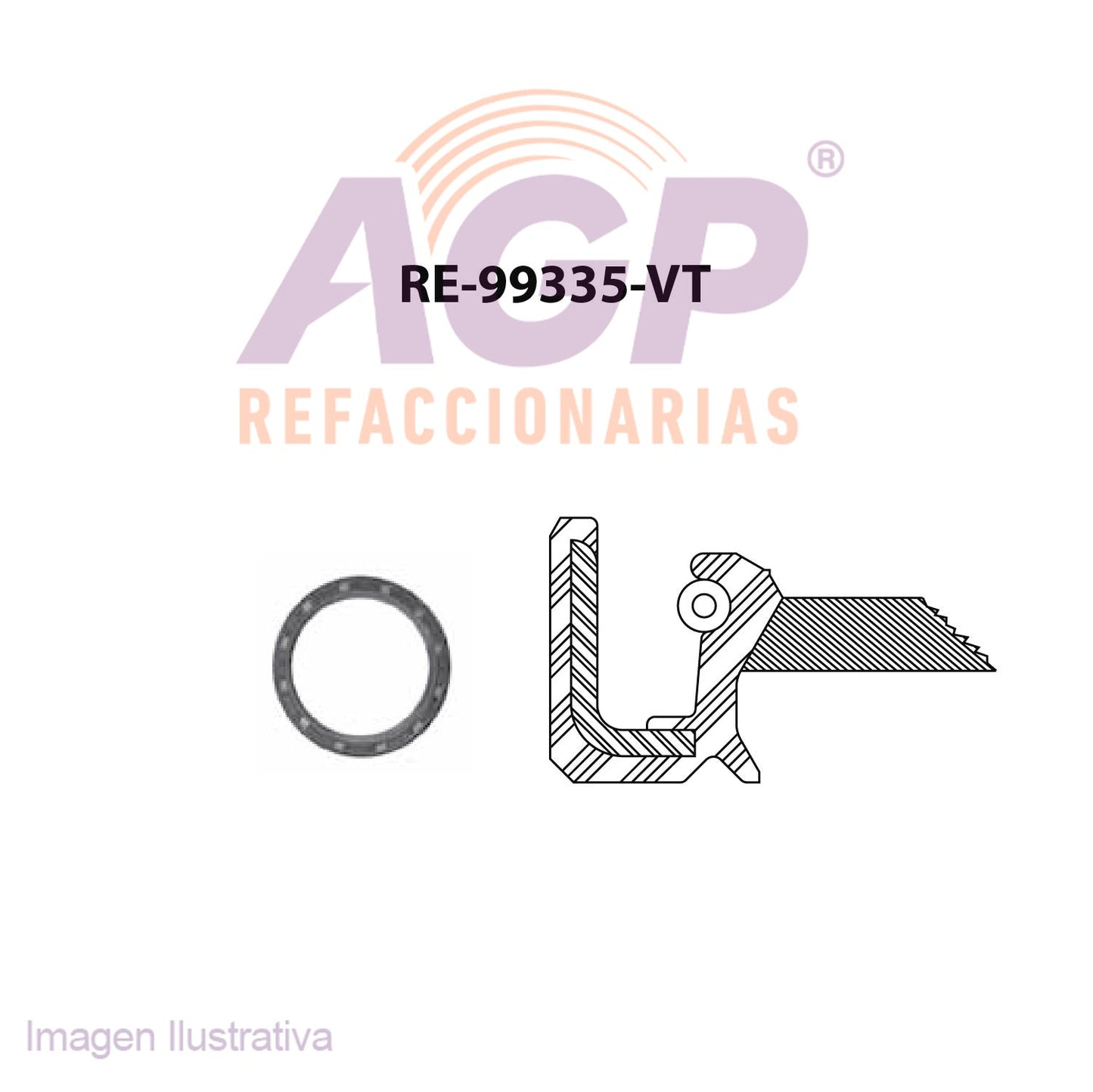 RETEN DE CIGUEAL DELANTERO CHEVY LUV L4 2.2 99-04 NACIONAL