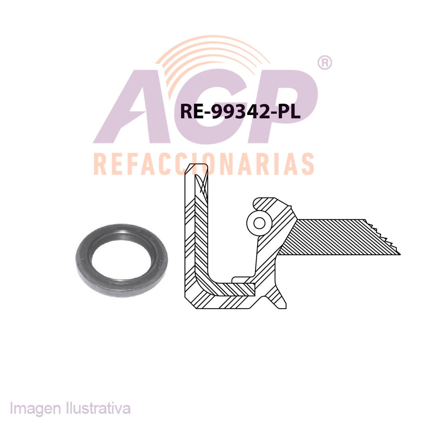 RETEN DE CIGUEAL DEL. PONTIAC MATIZ L4 1.0 04-05