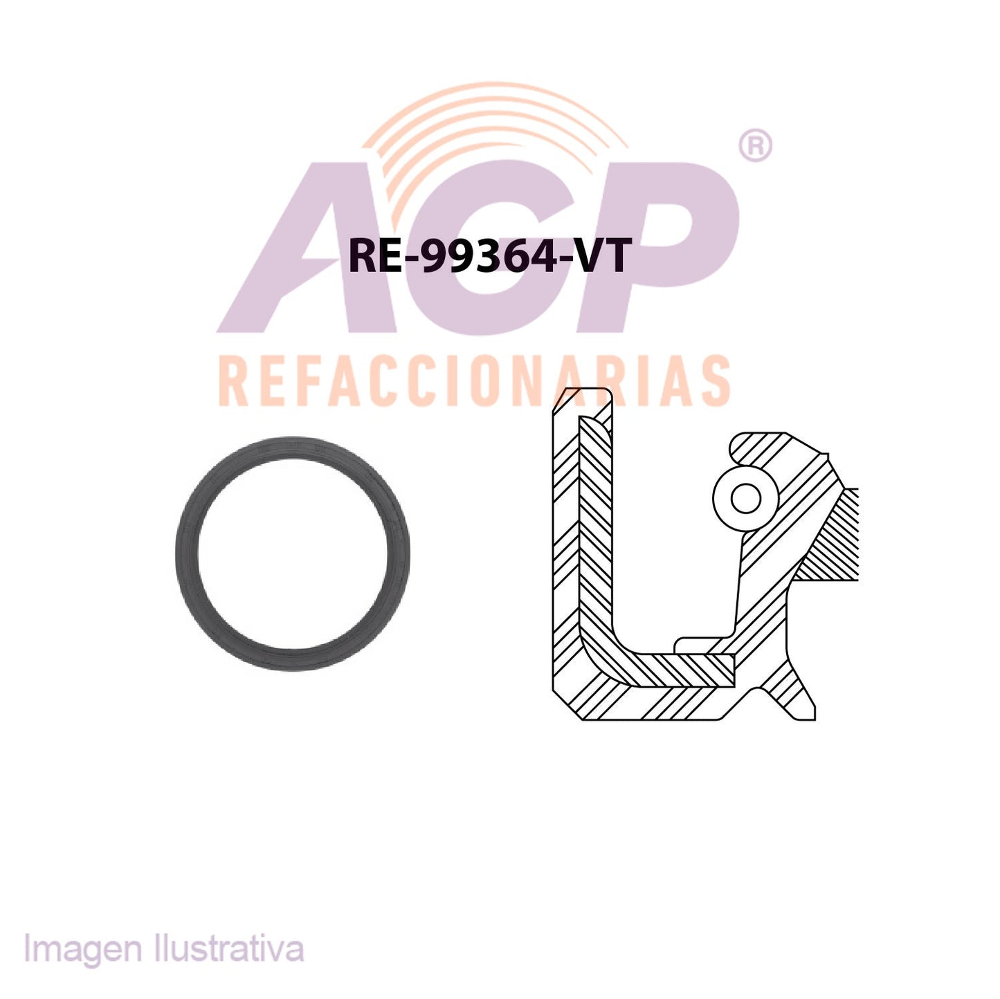 RETEN DE CIGUEAL DEL. TOYOTA HIACE
