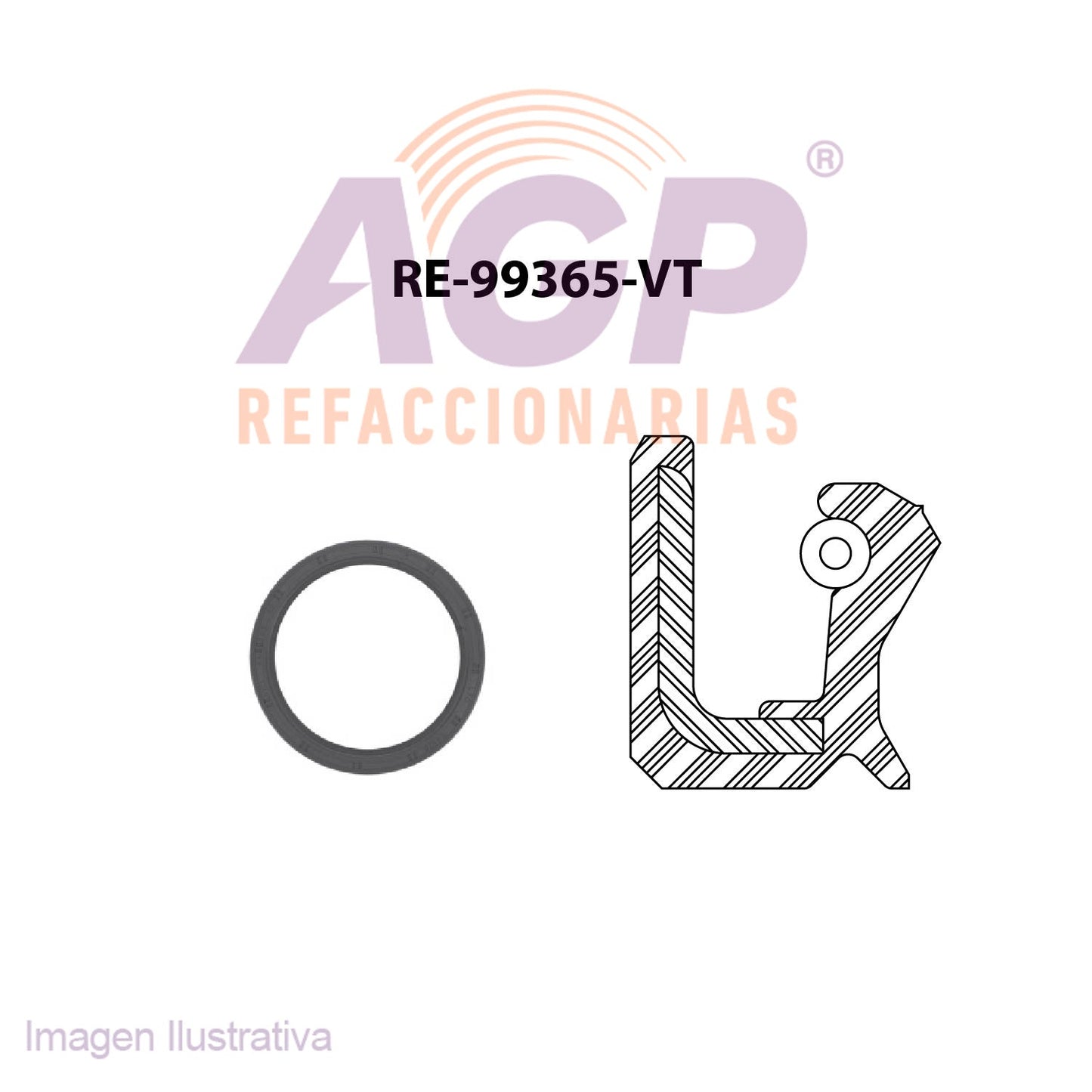RETEN DE CIGUEAL NISSAN ROGUE L4 2.5 DOHC 16V QR25DE 14-18 - X-TRAIL L4 2.5 DOHC 16V QR25DE 14-18.