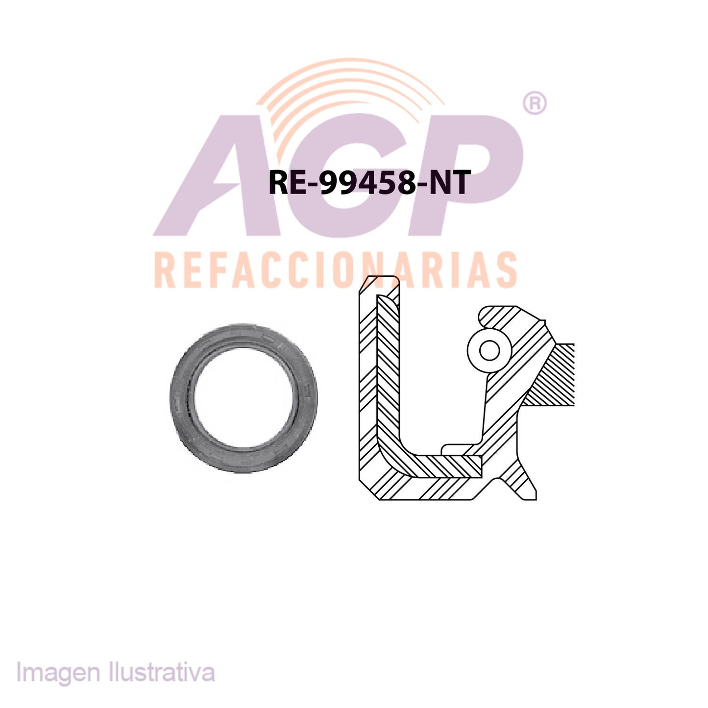 RETEN DE CIGUEAL DELANT. FORD CONTOUR L4 2.0 16V 98-02