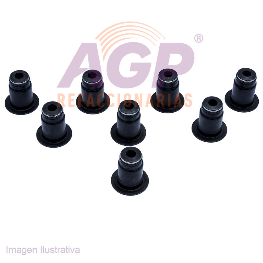 SELLOS PARA VALVULA CUMMINS SERIE 855 N14 8 PZAS.