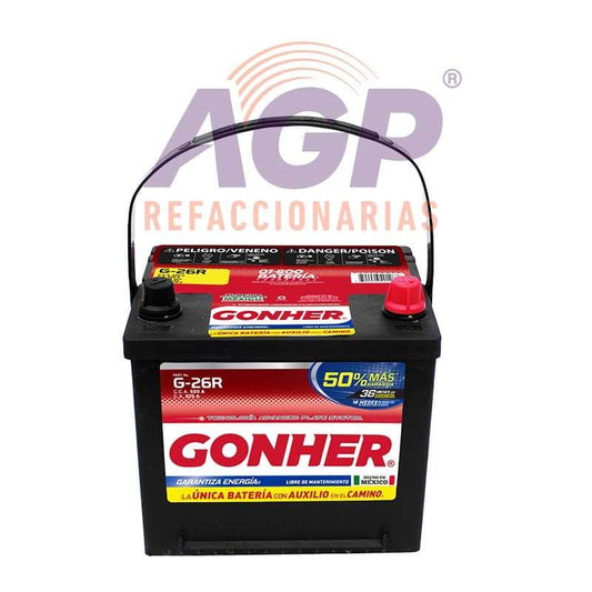 ACUMULADOR GONHER TIPO 2 G-26R DEVOLVIENDO CASCO (AGO-G26RCASCO)