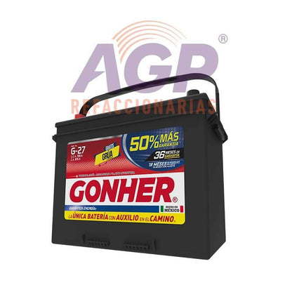 ACUMULADOR GONHER TIPO 4 G-27 DEVOLVIENDO CASCO (AGO-G27CASCO)