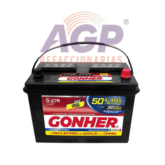 ACUMULADOR GONHER TIPO 4 G-27R DEVOLVIENDO CASCO (AGO-G27RCASCO)