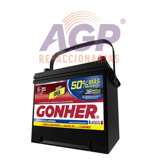 ACUMULADOR GONHER TIPO 3 G-35 DEVOLVIENDO CASCO (AGO-G35CASCO)