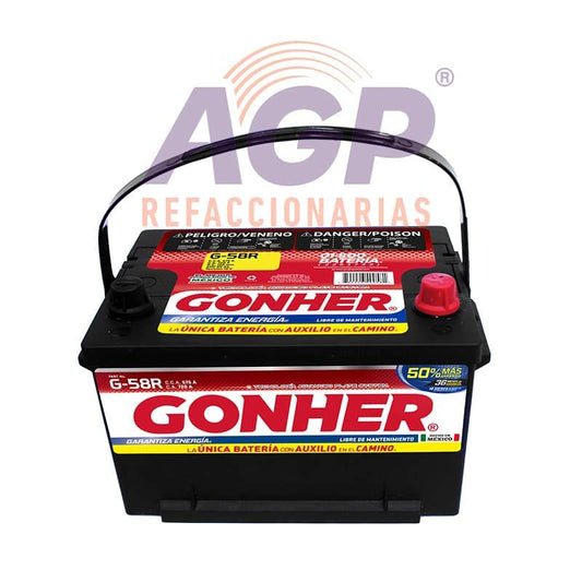 ACUMULADOR GONHER TIPO 2 G-58R DEVOLVIENDO CASCO (AGO-G58RCASCO)