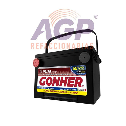 ACUMULADOR GONHER TIPO 3 G-75/86 DEVOLVIENDO CASCO (AGO-G75/86CASCO)