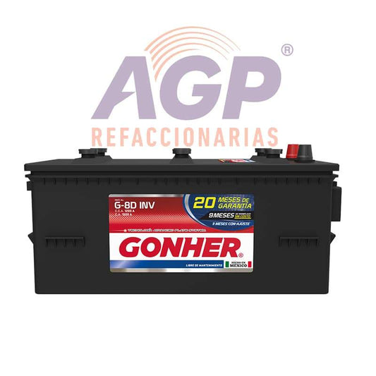 ACUMULADOR GONHER  G-8D  POL. INV.