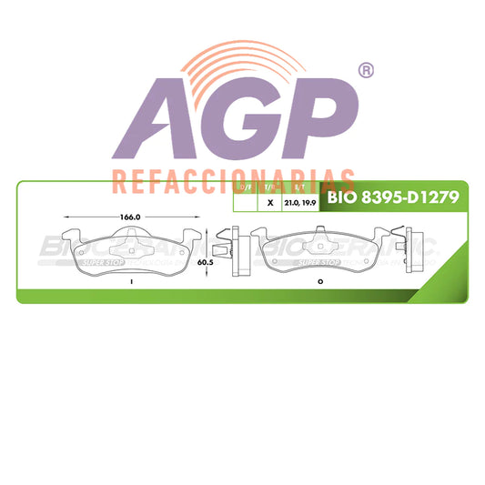 BALATA DE FRENO TRASERA FORD EXPEDITION 2007-2014