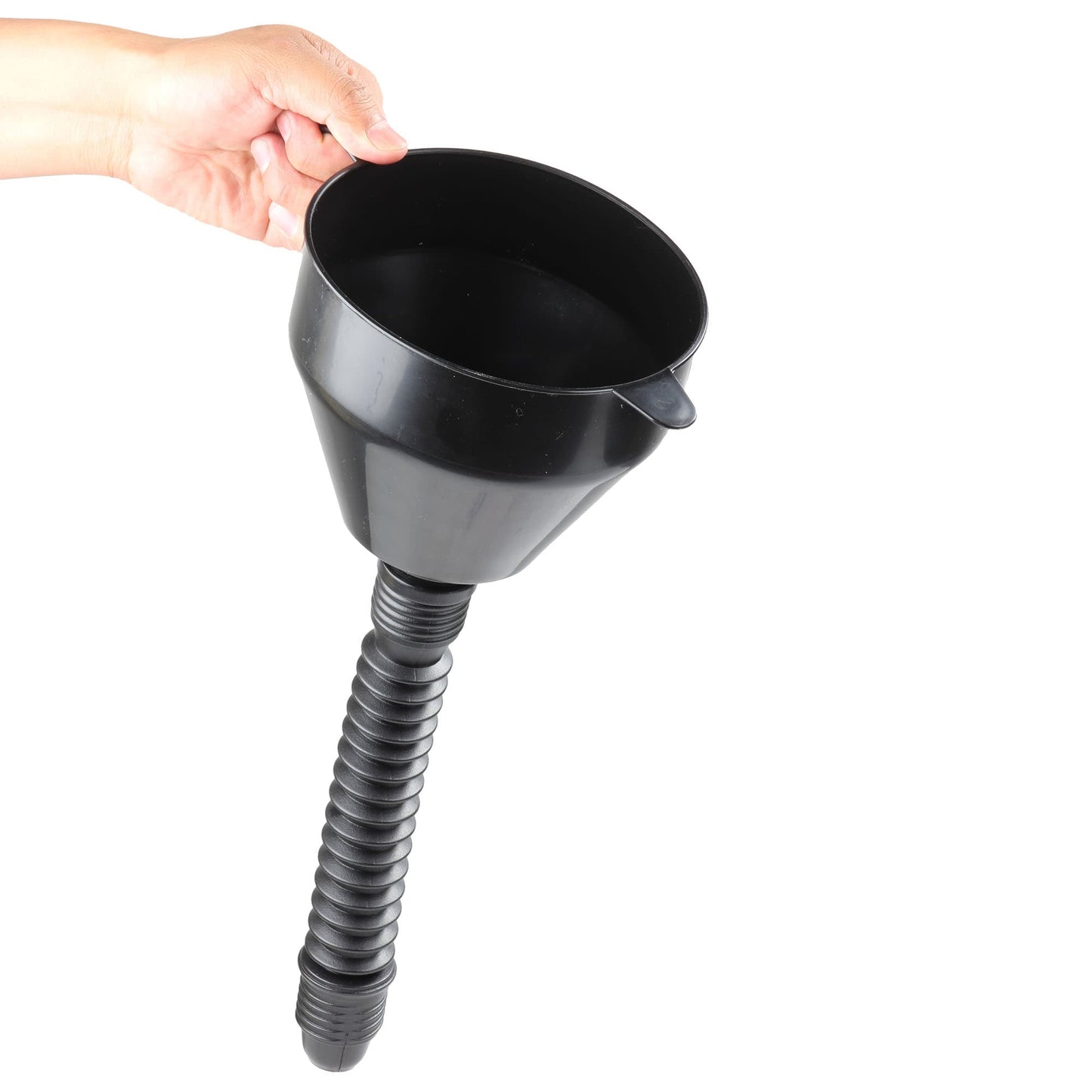 EMBUDO PLASTICO FLEXIBLE CON EXTENSION - REFACCIONARIAS AGP