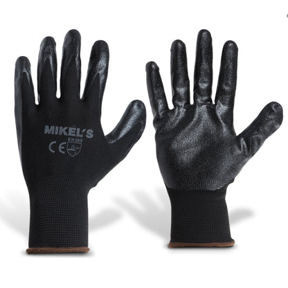 GUANTES PARA TRABAJO DE NYLON CON ESPUMA DE NITRILO (G) - REFACCIONARIAS AGP