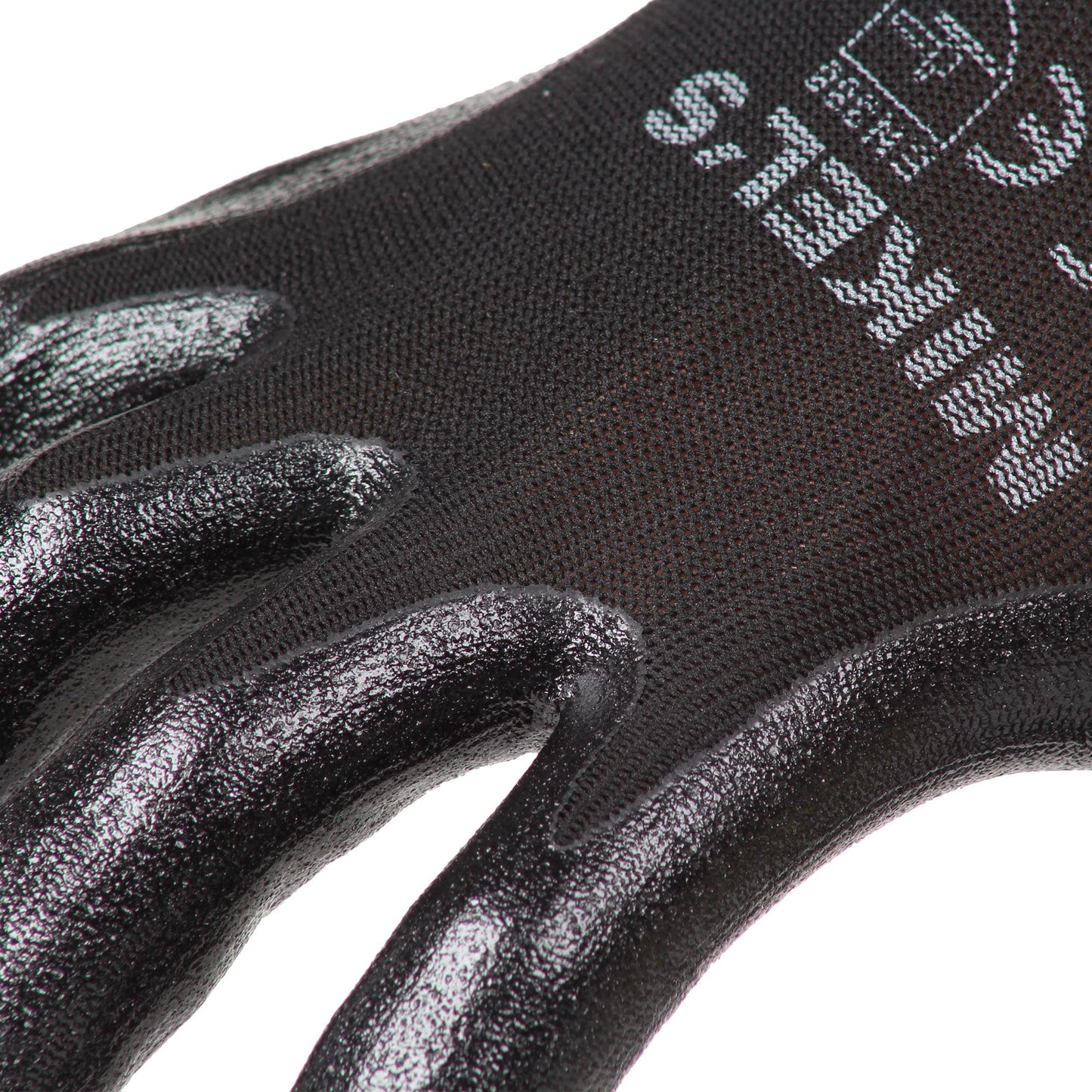GUANTES PARA TRABAJO DE NYLON CON ESPUMA DE NITRILO (M) - REFACCIONARIAS AGP