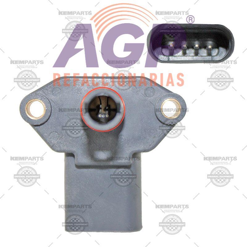 SENSOR DE PRESION ABSOLUTA DEL MULTIPLE (MAP) VW POINTER 1.8 LTS. 4 CIL. MPFI (98-01)