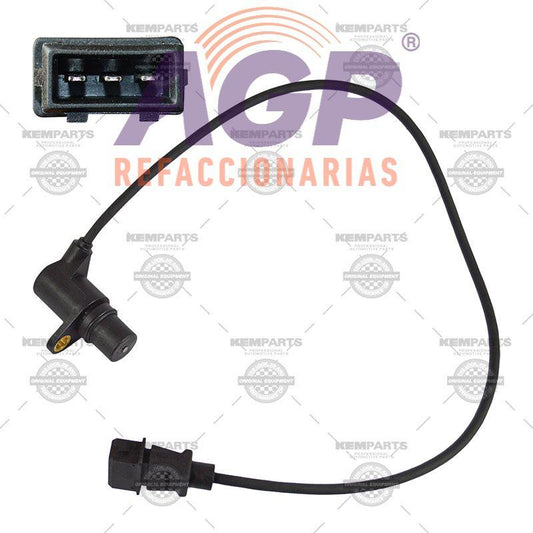 SENSOR DE POSICION DE CIGEÑAL (CKP) VW CABRIO IMP. 2.0 LTS. 4 CIL. 95-99 / DERBY 2.0 LTS. 4 CIL. 01-03 / GOLF A3 2.0 LTS. 4 CIL. 93-97 / JETTA A3 2.0 LTS. 4 CIL. 93-99 / PASSAT VR6 2.8 LTS. 6 CIL.