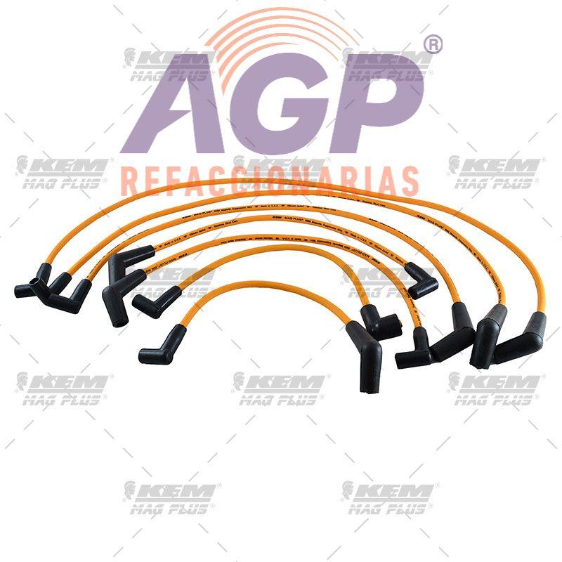 CABLES PARA BUJIAS MAG-PLUS  FORD 6 CIL. 3.8 LTS. COUGAR