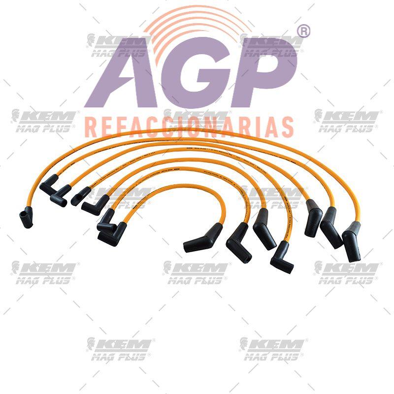 CABLES PARA BUJIAS MAG-PLUS  FORD 6 CIL. 3.8 LTS. TAURUS FUEL INJECTION (1988-1991).