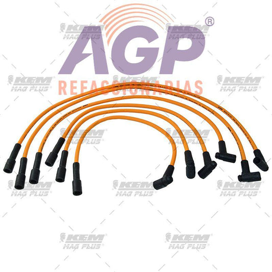 CABLES PARA BUJIAS MAG-PLUS  G.M. 6 CIL. 2.8 LTS. CARBURADOS CELEBRITY
