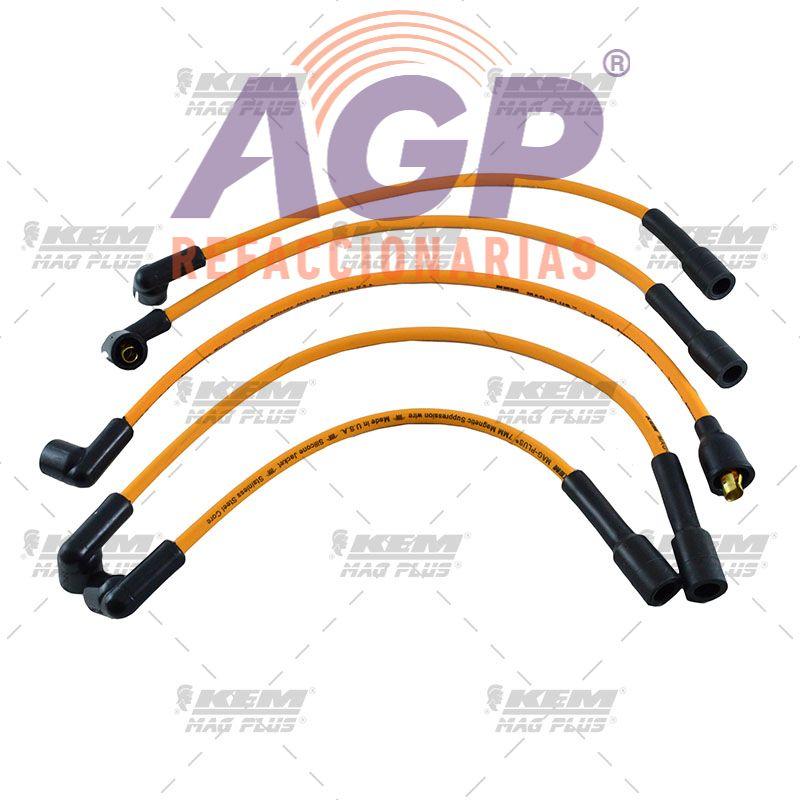 CABLES PARA BUJIAS MAG-PLUS  NISSAN 4 CIL. 1600