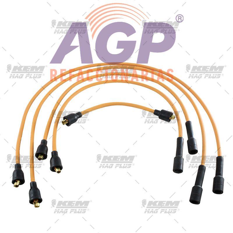 CABLES PARA BUJIAS MAG-PLUS  VW 4 CIL. SEDAN 1200 - REFACCIONARIAS AGP