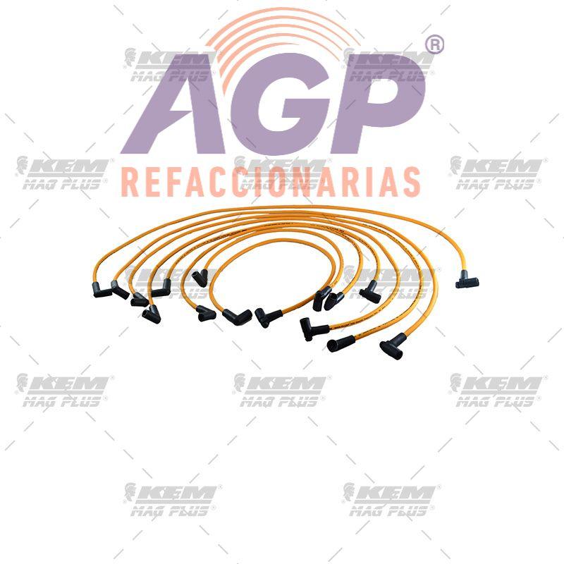 CABLES PARA BUJIAS MAG-PLUS  CHEVROLET CORVETTE  5.7LTS 8CIL 1975-1982 / C50  5.7LTS 8CIL 1980-1990 /