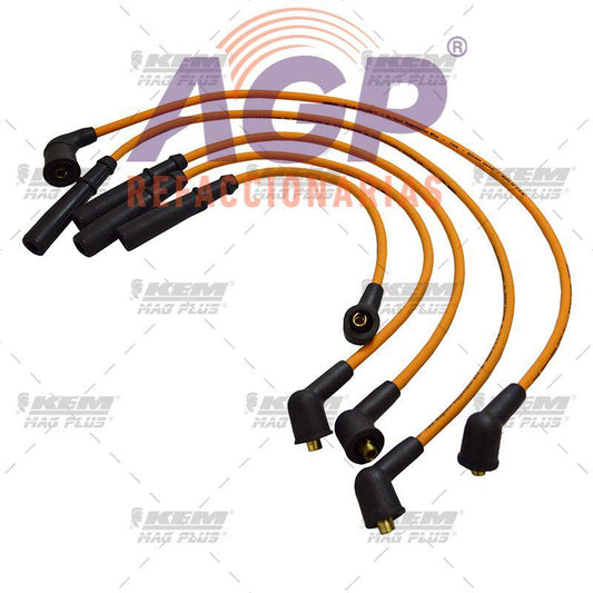 CABLES PARA BUJIAS MAG-PLUS  NISSAN 4 CIL. 2.4 LTS. PICK UP D-21 1994-2004