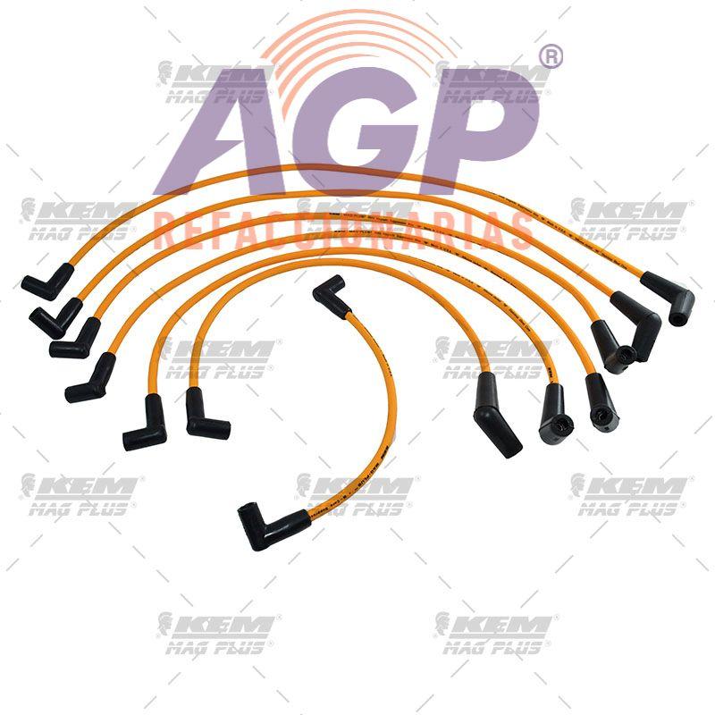 CABLES PARA BUJIAS MAG-PLUS  FORD 6 CIL. 3.0 LTS. AEROSTAR 1991-1993 ENCENDIDO ELECTRONICO.