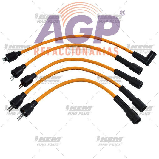 CABLES PARA BUJIAS MAG-PLUS  CHRYSLER 4 CIL. 2.5 LTS. M.P.F.I.  1990-1995. LE BARON