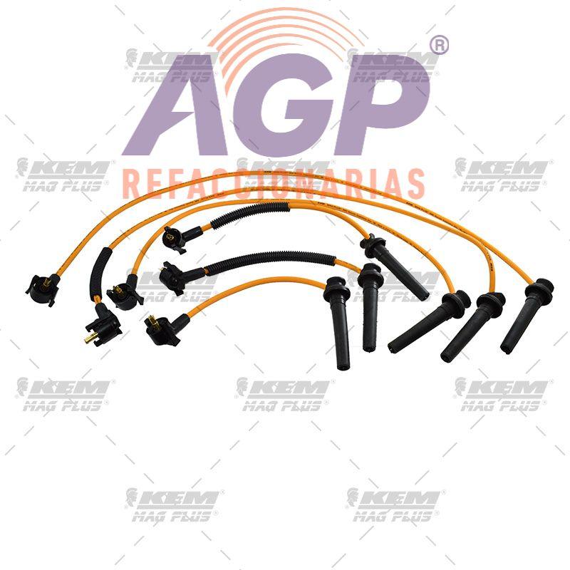CABLES PARA BUJIAS MAG-PLUS  FORD 6 CIL. 2.5 LTS. CONTOUR