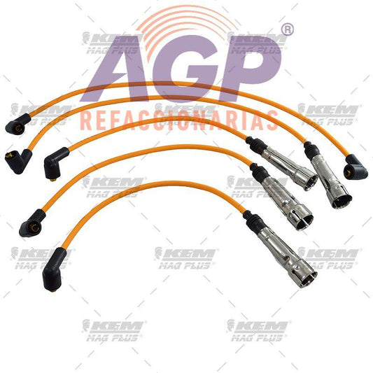 CABLES PARA BUJIAS MAG-PLUS  VW 4 CIL. 1600