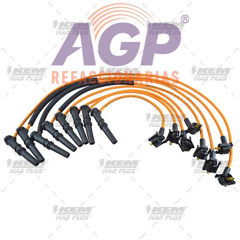 CABLES PARA BUJIAS MAG-PLUS  FORD 8 CIL. 4.6 LTS. COUGAR - REFACCIONARIAS AGP