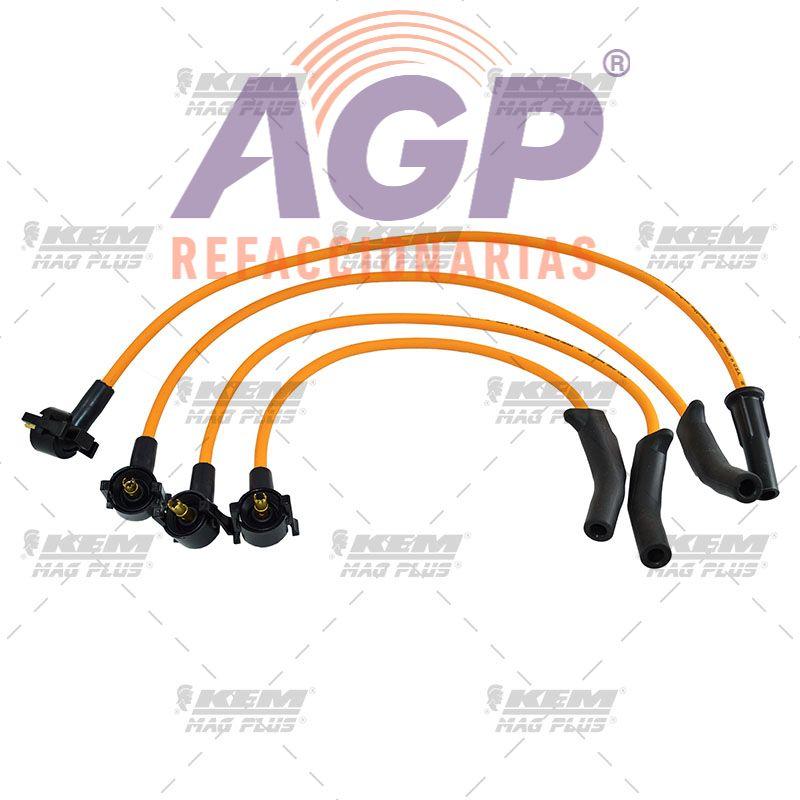 CABLES PARA BUJIAS MAG-PLUS  FORD 4 CIL. 2.0 LITROS ESCORT