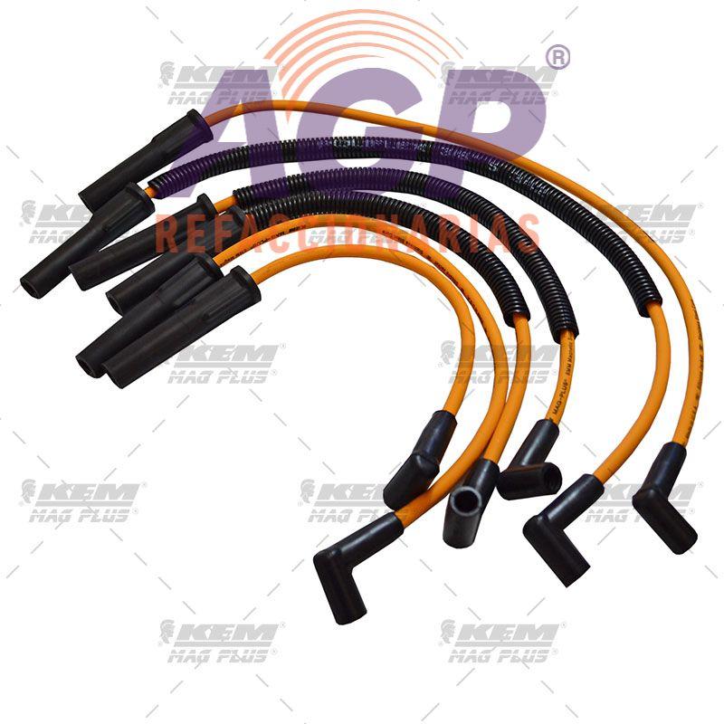 CABLE BUJIA MAG-PLUS CHRYSLER 6 CIL. 3.3, 3.8 LTS. GRAND VOYAGER, TOWN & COUNTRY 1996-20 (KEM-CB179)