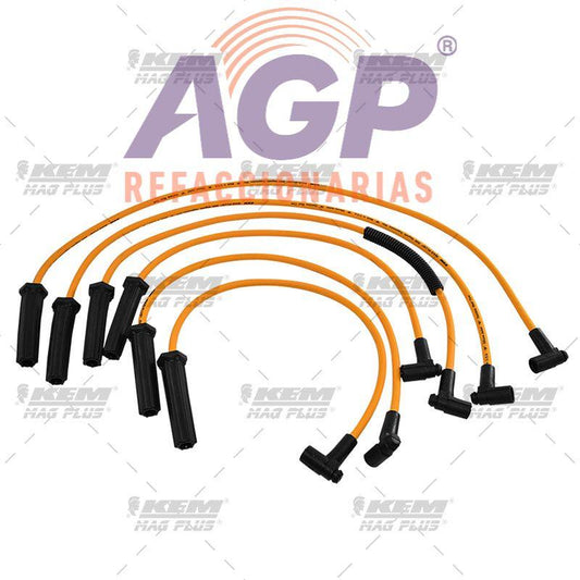 CABLES PARA BUJIAS MAG-PLUS  G.M. 6 CIL. 4.3 LTS. BLAZER 1995-1997